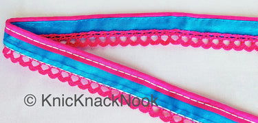 Embroidered Crochet Cotton One Yard Lace Trims Approx. 28mm Wide, Fabric Trim With Crochet Fringe